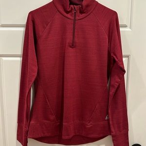 Women’s Reebok 1/4 Zip Running Active Pullover, Large